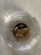 Congo: Prehistoric Life II Utahraptor 2024 złoto 0,5g Au 9999 Kongo