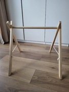 Stojak edukacyjny, baby gym, naturalne drewno