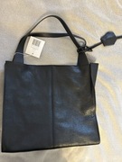 CHOLEWIŃSKI Torebka na ramię skórzna CZARNA