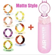 Różowa Butelka na wodę  750 ml z 7 podami owocowymi 0 cukru 0 kalorii 