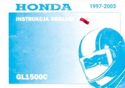 HONDA GL 1500 VALKYRIE F6C GOLD WING 2000r INSTRUKCJA UZYTKOWNIKA j.POLSKI