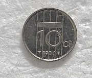 Moneta 10 CENTÓW 1984 HOLANDIA 