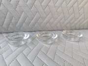 Podstawki na podgrzewacze szkło grube przeźroczyste