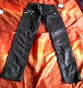 School Rag 24 pencer comfort czarne vintage woskowane spodnie 