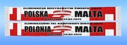 Szalik meczowy Polska Malta  Warszawa eliminacje mistrzostw świata PREORDER