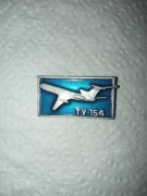 Kolekcjonerska Wpinka ZSRR – Samolot Tu-154 – Lotnictwo Vintage