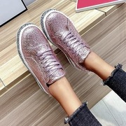 Trampki, tenisówki damskie różowe brokatowe, z brokatem r. 38