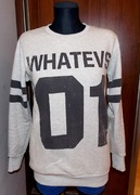 Bluza sweter M jak nowa długa szara