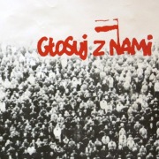 Oryginalny plakat wyborczy Solidarności 