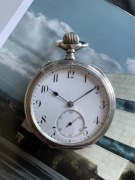 Zegarek kieszonkowy IWC srebro 53mm A.Borsig 1905 historyczny 