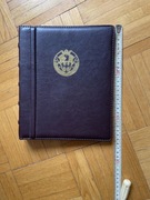 Segregator na koszulki A5 skóropodobny brązowy 