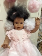 Cudna lalka reborn lalka realistyczna jak prawdziwe dziecko mulatka