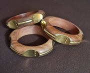 Bransolety Ekologiczne z Balsy z mosiądzem 