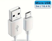 PRZEWÓD MICRO USB 5M KABEL ŁADOWANIA MICRO USB 5M