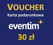 Voucher Karta Podarunkowa - Bilety eventim -30 zł