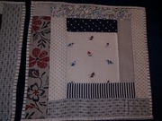 Narzuta-patchwork "Narciarze"