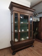  Śliczna dębowa witryna  antyk 347/2023 