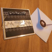 Kartka świąteczna ręcznie robiona 