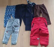 Spodnie chłopięce x6 - zestaw, rozm. ok 98