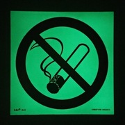 Tabliczka PCV Zakaz Palenia 15x15 Luminescencyjna BA 001