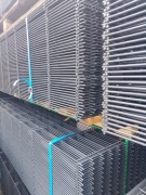 Kompletne ogrodzenie panelowe 2D 123cm 5/4/5 podmurówka łącznik betonowy 