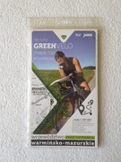 Mapa tras rowerowych Greenvelo Warmińsko-Mazurskie część zachodnia