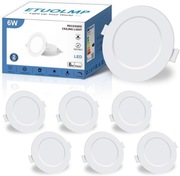 Reflektor LED sufitowy 6W, ciepła biel 3000K, IP44, 230V