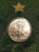 1 Dollar USA srebro 999 z 2014 roku.