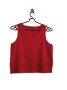 Czerwony Crop top 4F r. M