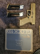 Wiatrówka Glock 19X blowback 4,5 mm coyote BB CO2