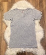 Szary t-shirt Tommy Hilfiger S