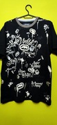 Koszulka   T-shirt ECKO UNLTD.  Unikat hip hop skate  czarny graffiti 