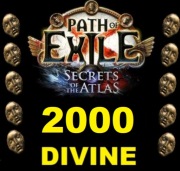2000 DIVINE ORB PATH OF EXILE POE SECRETS OF THE ATLAS MERCENARIES NEW LIGA