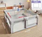 Piankowy kojec dla dzieci 180x200cm