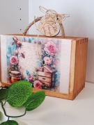 Pudełko na Miód Dzień Babci i Dziadka Prezent Handmade 