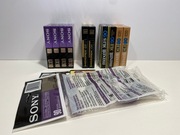 10 kaset magnetofonowych chrom folia Maxell Sony Memorex