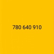 Złoty numer 780-640-910 Łatwy Szybki Prosty numer - Orange Cesja