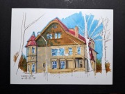 Willa - szkic Promarkerami