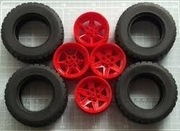 LEGO koła 15038 6149984 92912 4610381 4 szt.42082