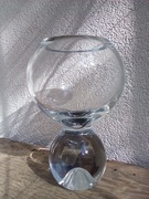 Podwójny okrągły wazon STUDIO NOVA z kryształową kulą na dole ZOBACZ