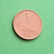 moneta 1 cent holenderski