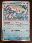 HOLO Samurott 023/086 Karta POKEMON TCG Scarlet & Violet White flare