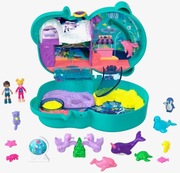 POLLY POCKET Oceanarium wyderki zestaw kompaktowy lalki i zwierzątka HCG16