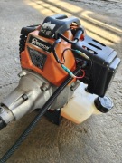 Kosa spalinowa, podkaszarka Demon RQ580 szelki kask