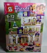 Klocki Friends Nowe Hotel Grand 1605 klocków jak lego zabawka duży zestaw