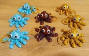Brelok Ośmiornica 3D – Ruchome Macki | Antystresowy Gadżet do Kluczy