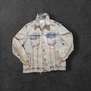 Katana kurtka jeansowa Bershka niebieska l męska 