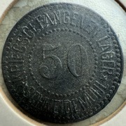 50 Pf Schneidemuhl (Piła) OBÓZ LAGER CYNK