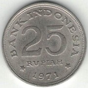 Indonezja 25 rupii 1971 - 20 mm - nr 3