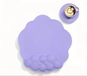Nowa podkładka pod myszkę mouse pad w kształcie chmurki fioletowa